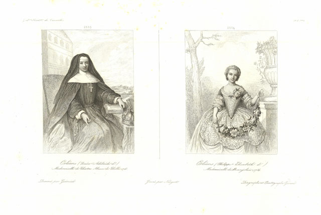 Orléans (Louise-Adélaide d') mademoiselle de Chartres abesse de Chelles - …