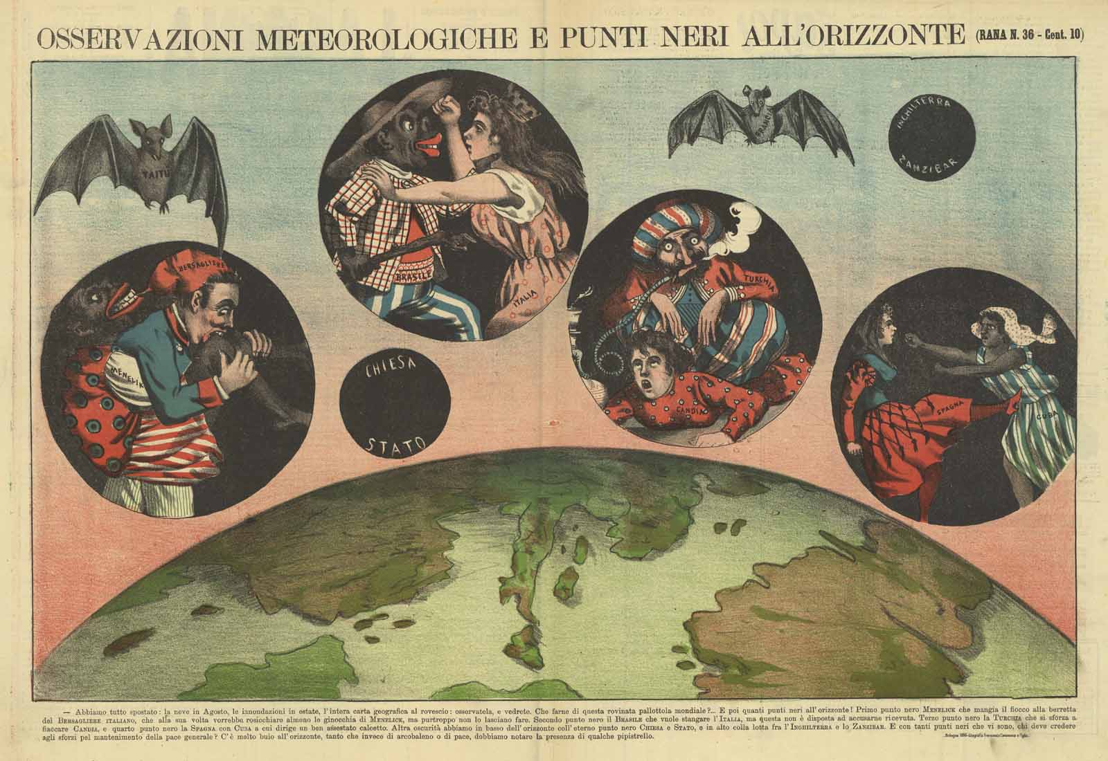 Osservazioni meteorologiche e punti neri all'orizzonte