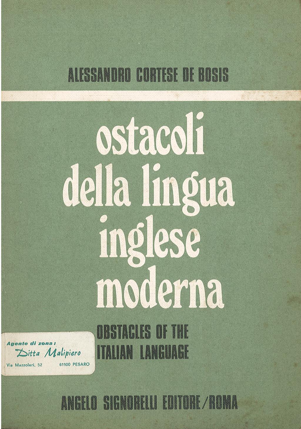 Ostacoli della lingua inglese moderna