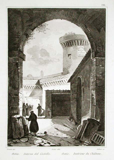 Ostia. Interno del Castello