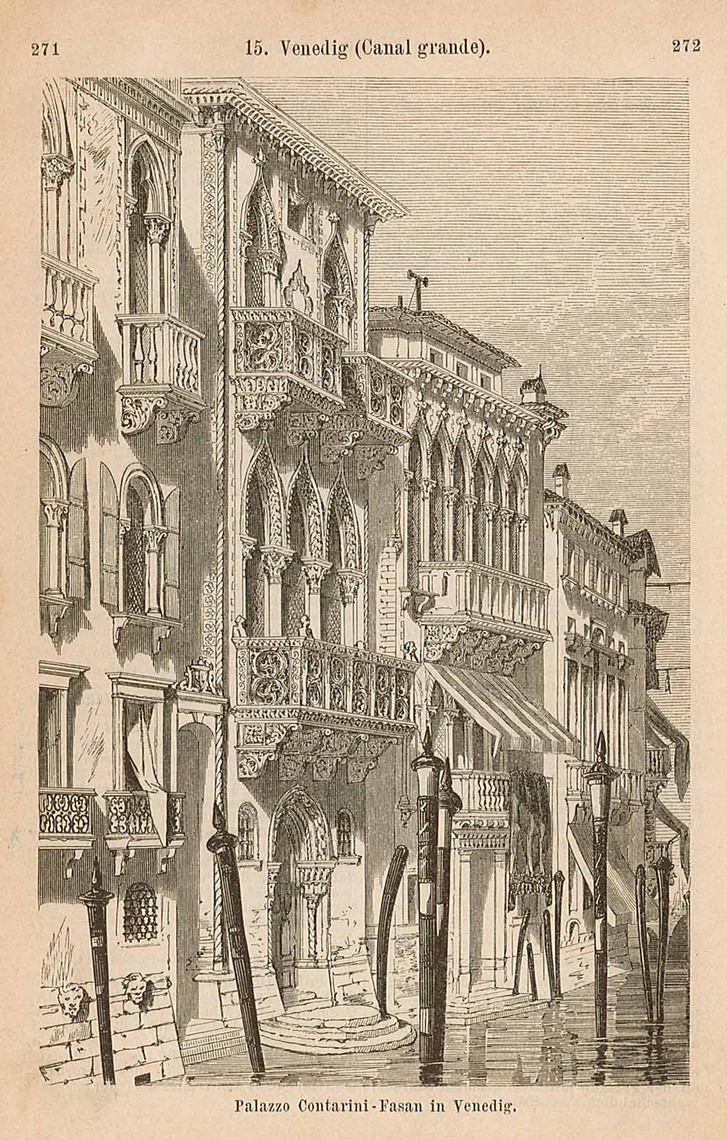 Palazzo Contarini-Fasan in Venedig.