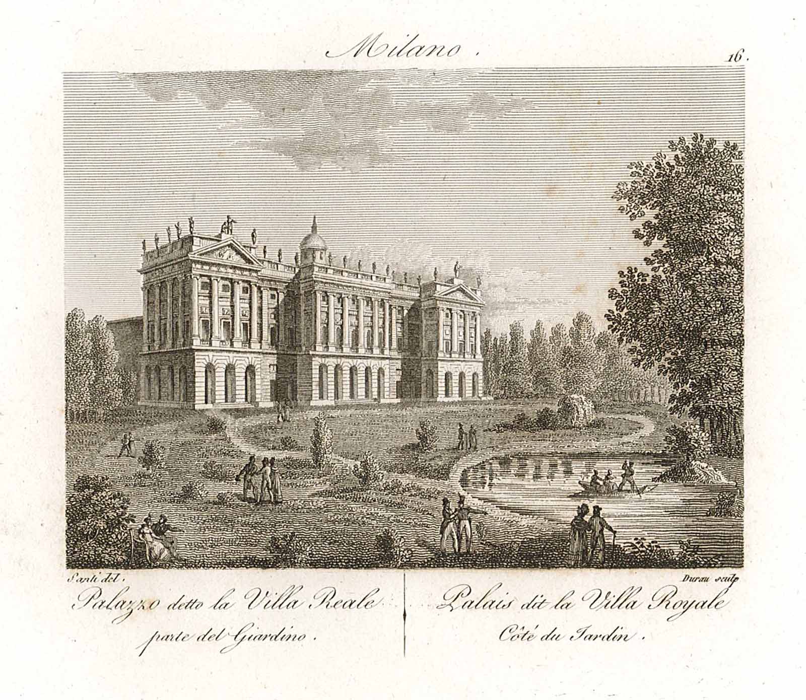 Palazzo detto la Villa Reale parte del giardino