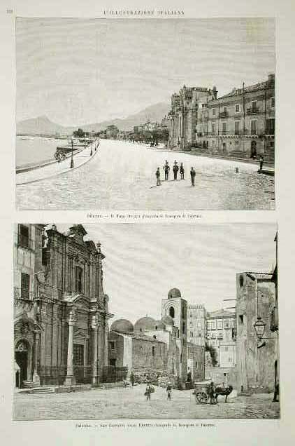 Palermo - Il Foro Italico - San Giovanni degli Eremiti