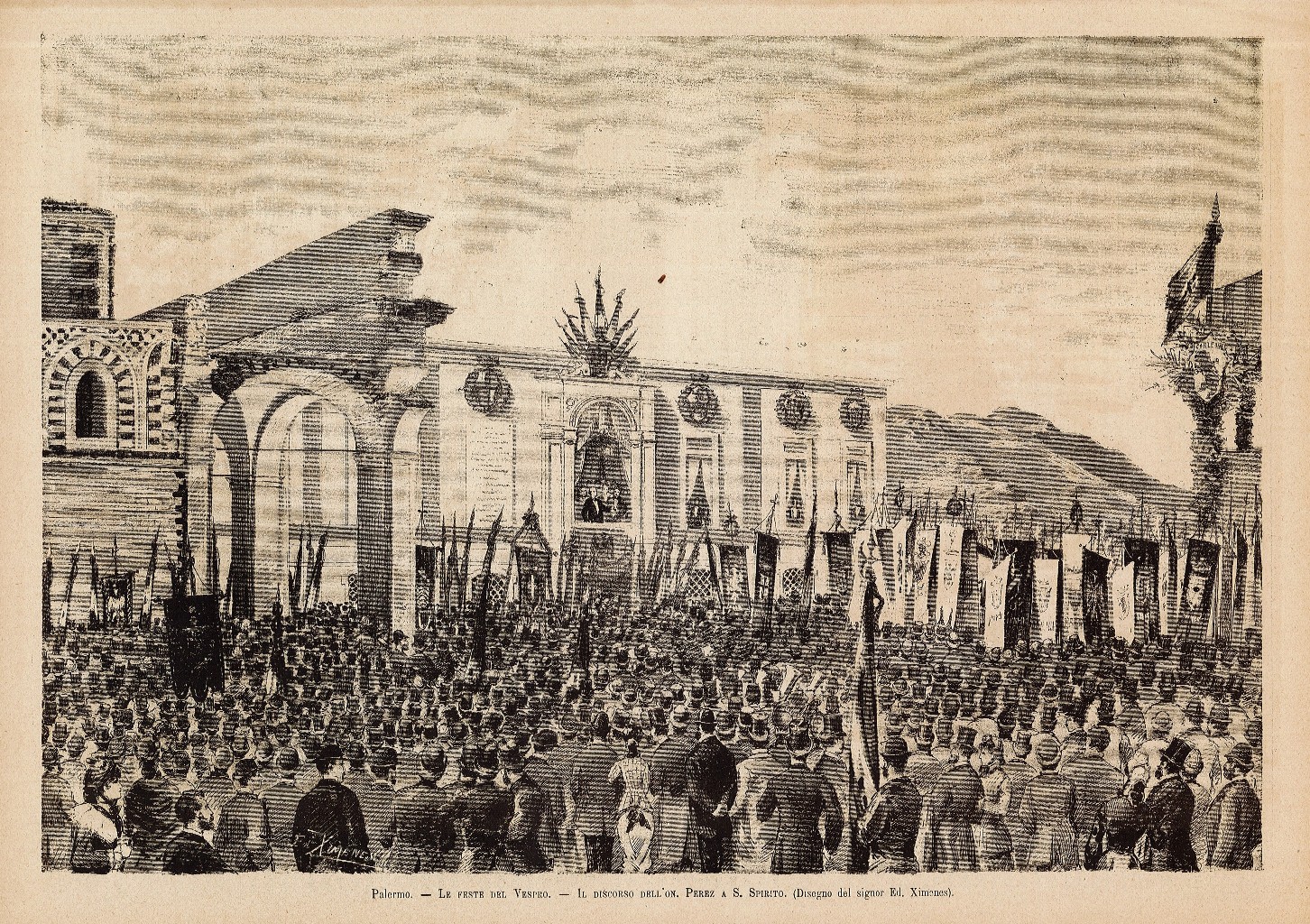 Palermo / Le feste del Vespro / Il discorso dell’on. …