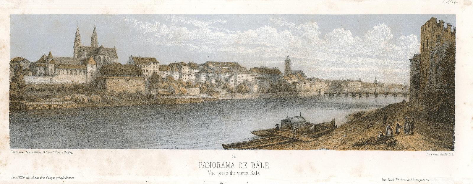 Panorama de Bale / vue prise du vieux Bale