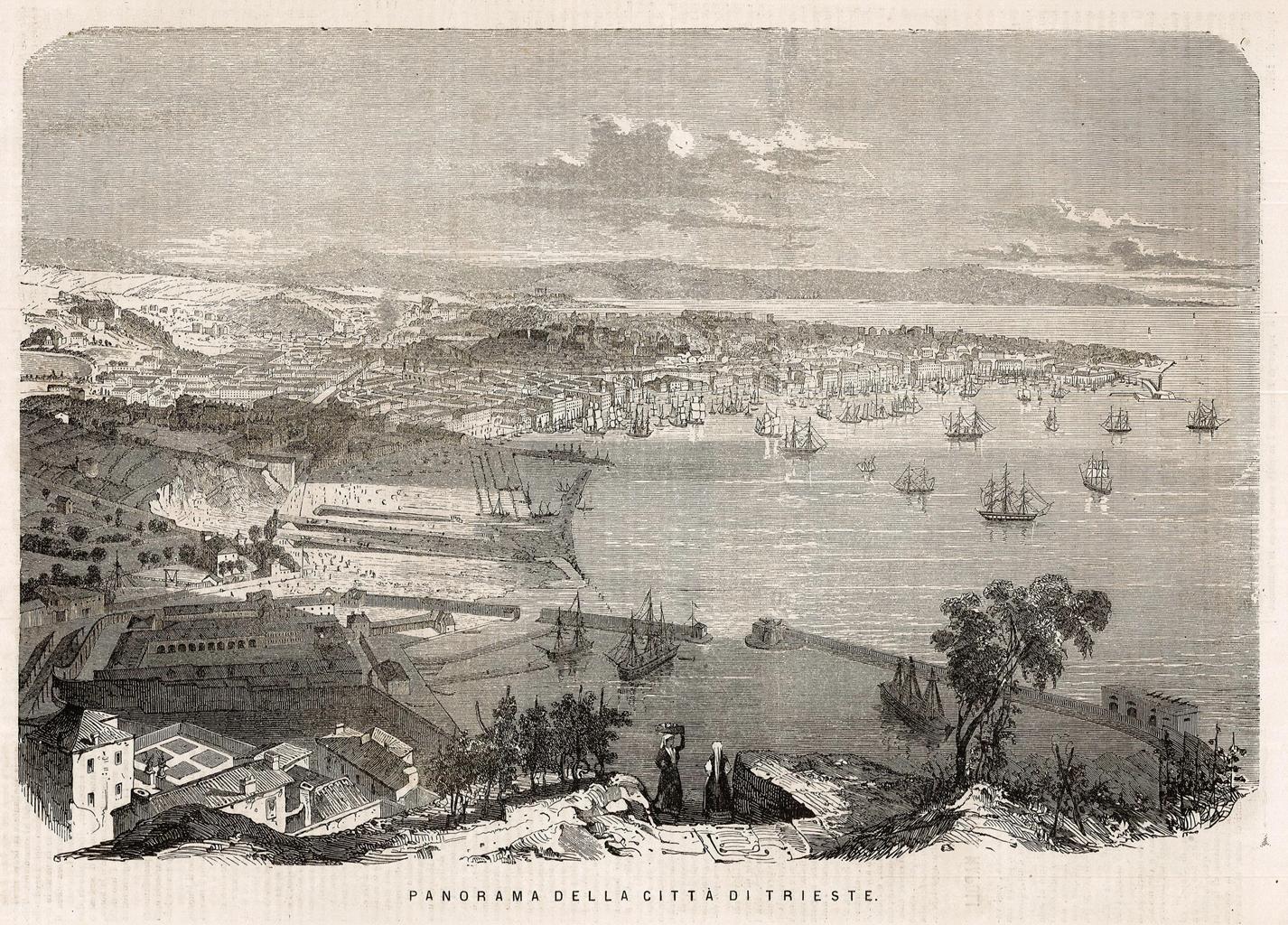 Panorama della città di Trieste