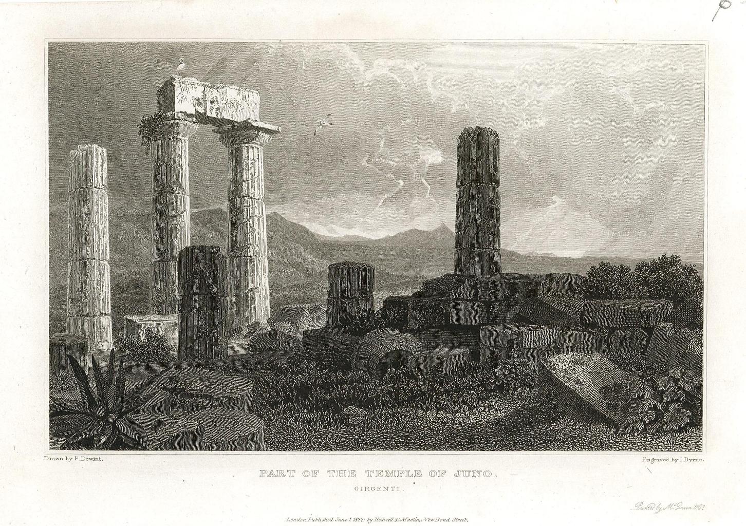 Part of the Temple of Juno, Girgenti