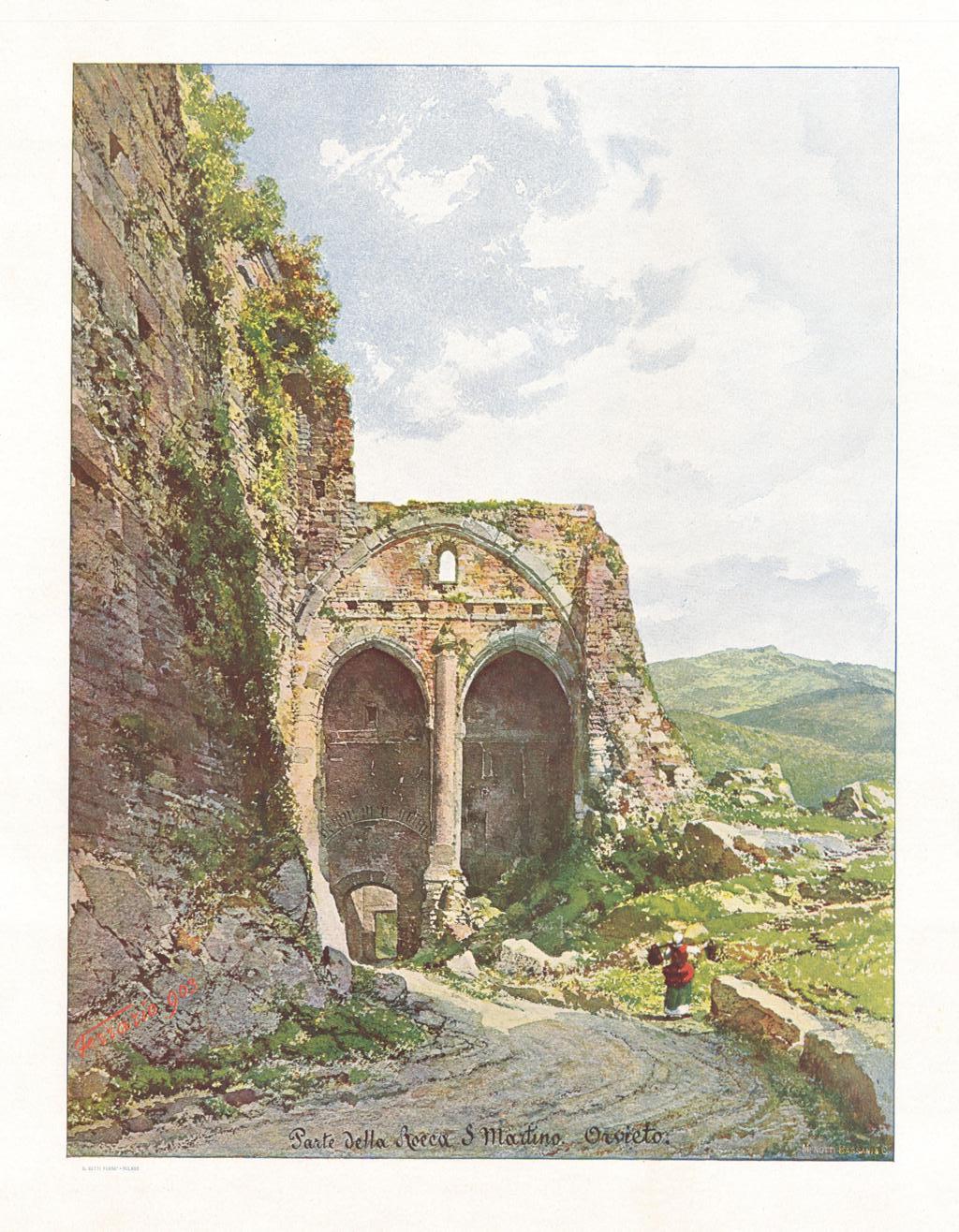 Parte della Rocca S. Martino. Orvieto
