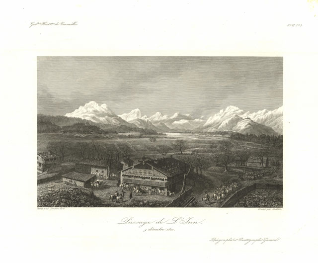 Passage de l'Inn 9 décembre 1800