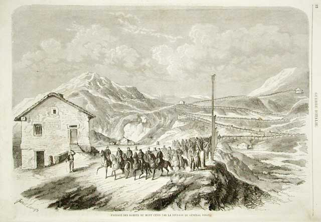 Passage des Rampes du Mont Cenis par la division du …