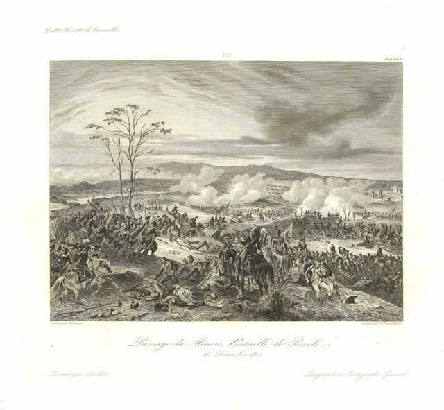 Passage du Mincio, bataille de Pozzolo, 25 Décembre 1800