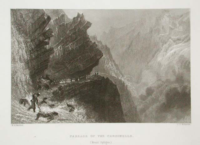 Passage of the Cardinells./ Mont Splugen)