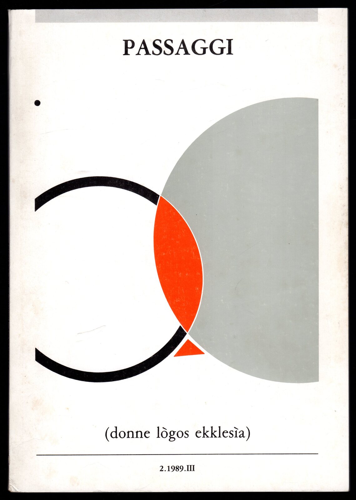 Passaggi (donne logos ekklesia)