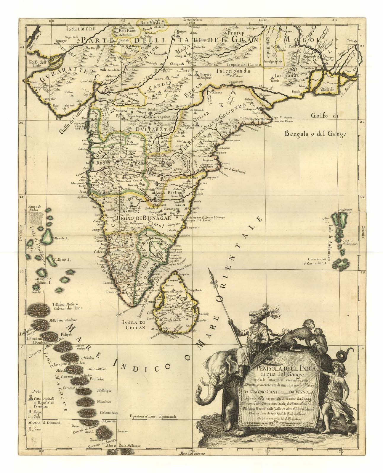 Penisola dell'India di qua dal Gange et Isole intorno ad …