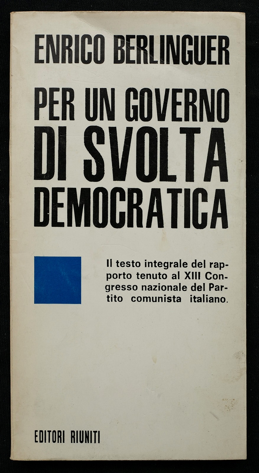 Per un governo di svolta democratica