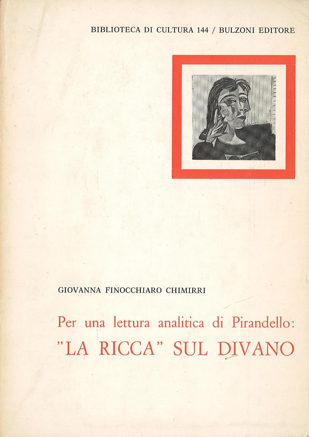Per una lettura analitica di Pirandello: "La ricca" sul divano