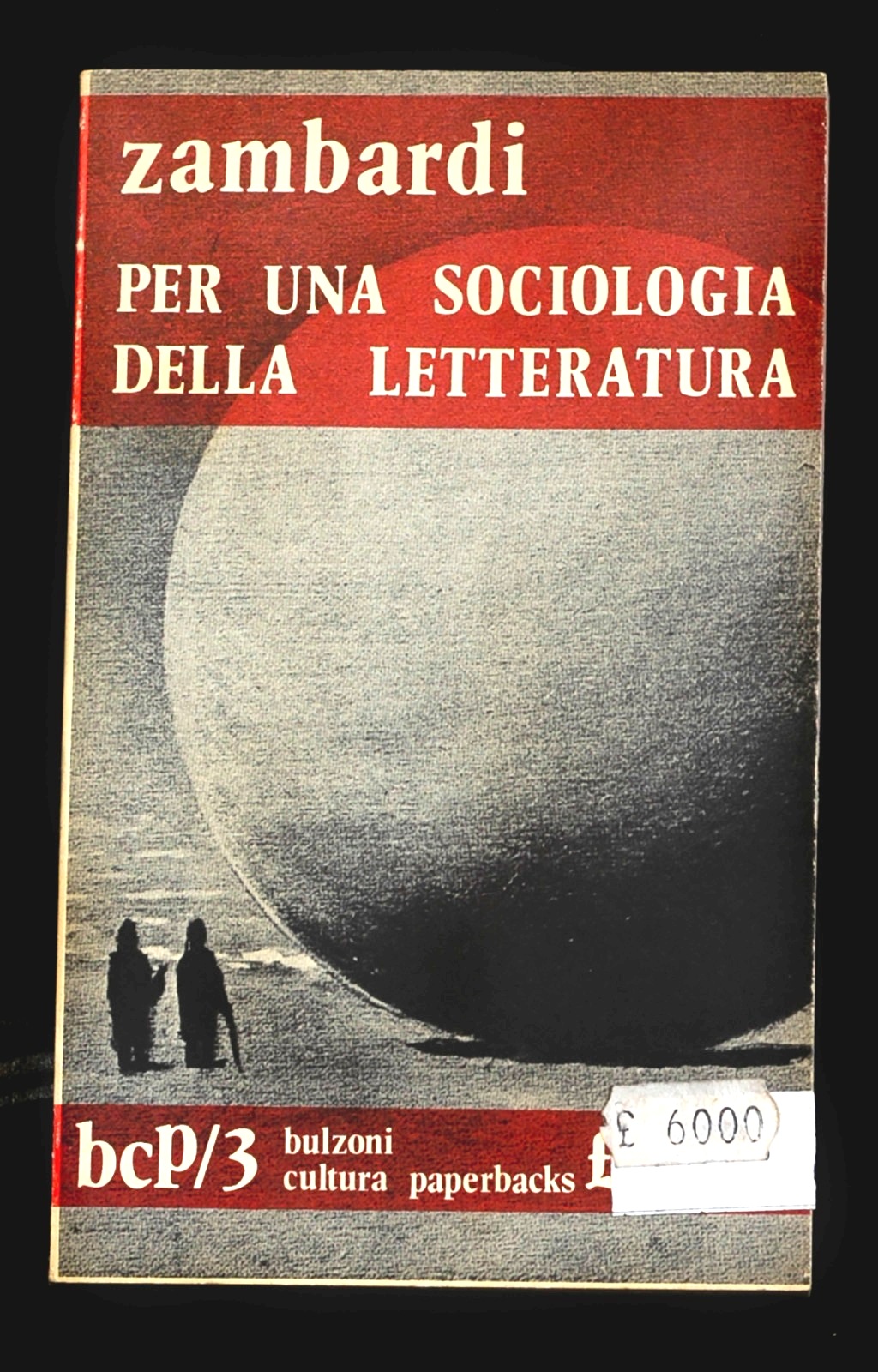 Per una sociologia della letteratura