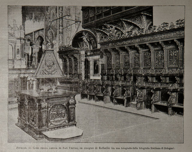 Perugia / Coro della Chiesa di San Pietro, su disegno …