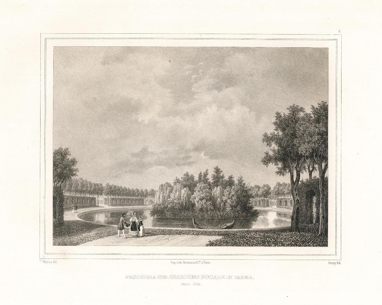 Peschiera nel giardino Ducale in Parma