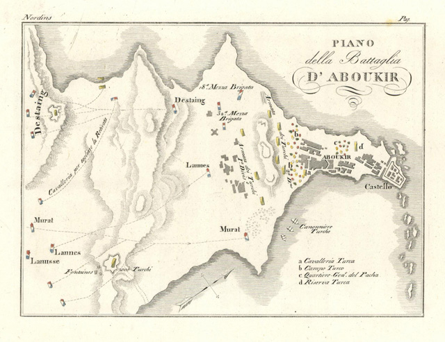 Piano della battaglia d'Aboukir