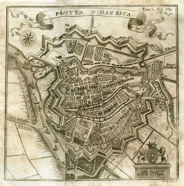 Pianta della Città di Danzica