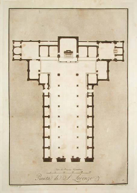 Pianta di S. Lorenzo