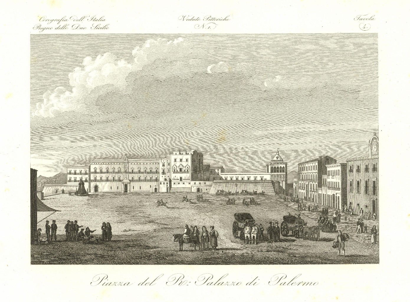 Piazza del R. Palazzo di Palermo