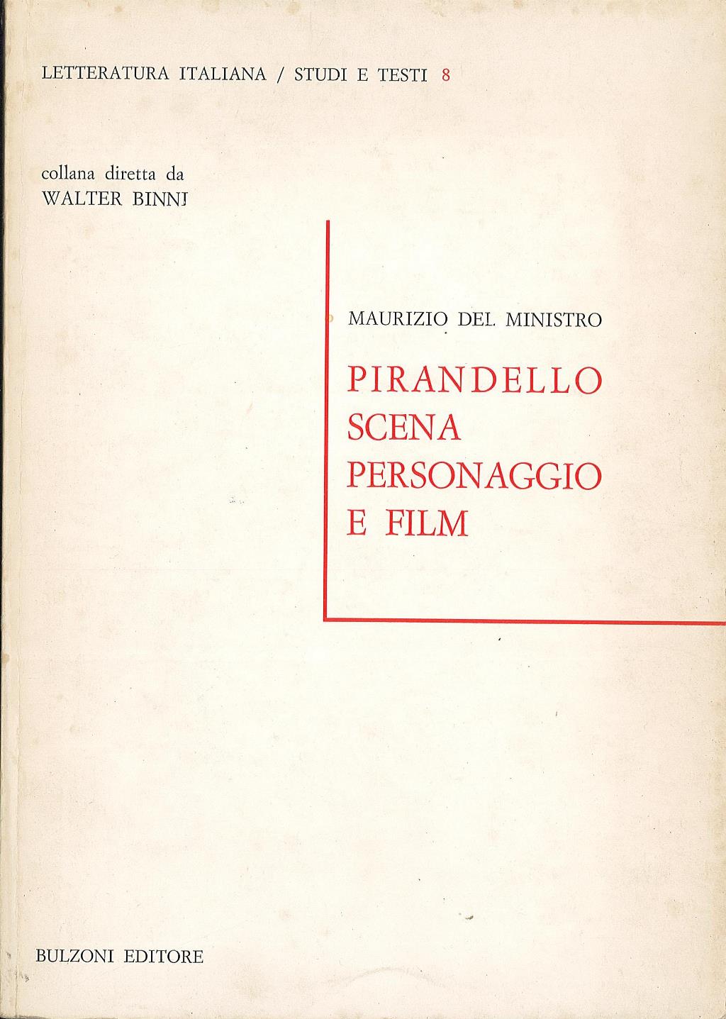 Pirandello scena personaggio e film