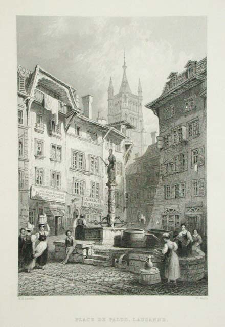 Place de Palud, Lausanne.