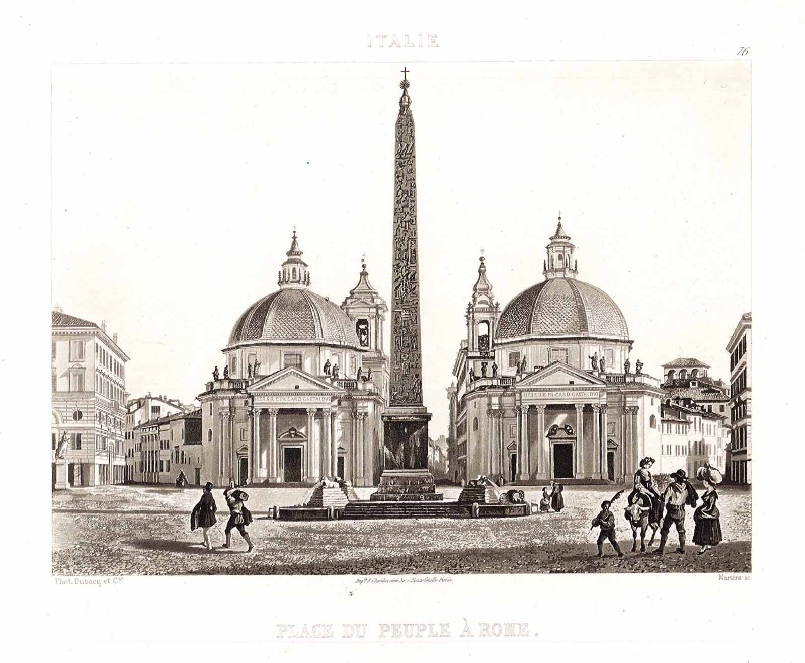 Place du Peuple, à Rome