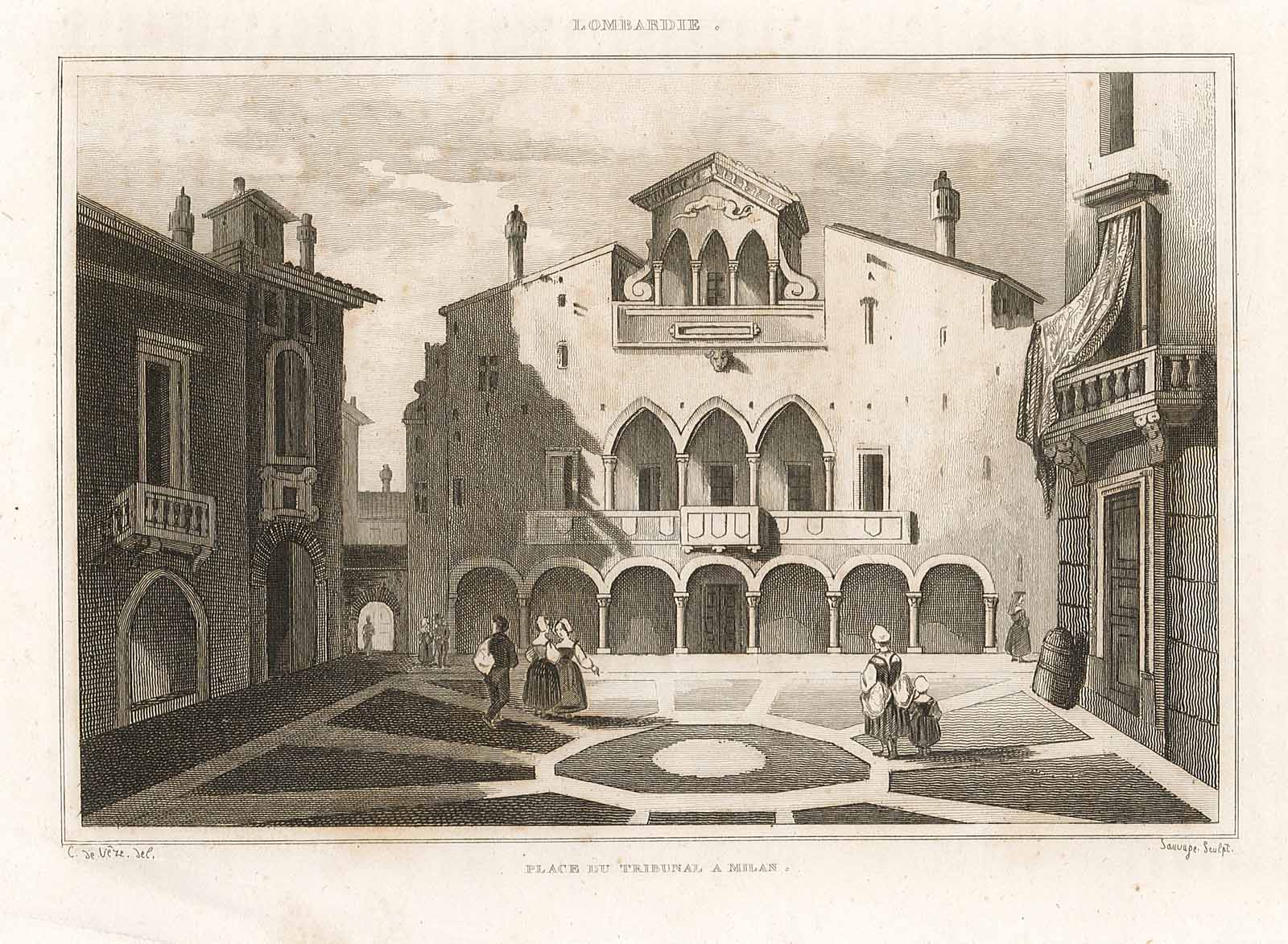 Place du Tribunal a Milan