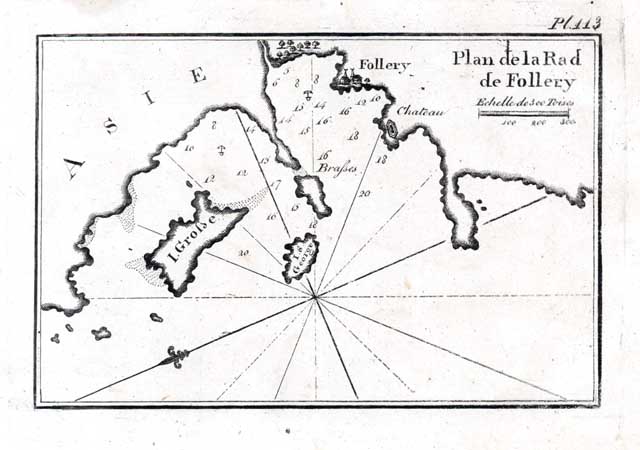Plan de la Rad de Follery