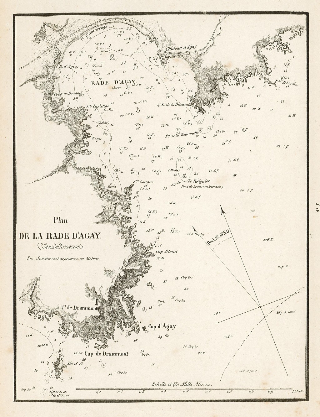 Plan / de la Rade d' Agay