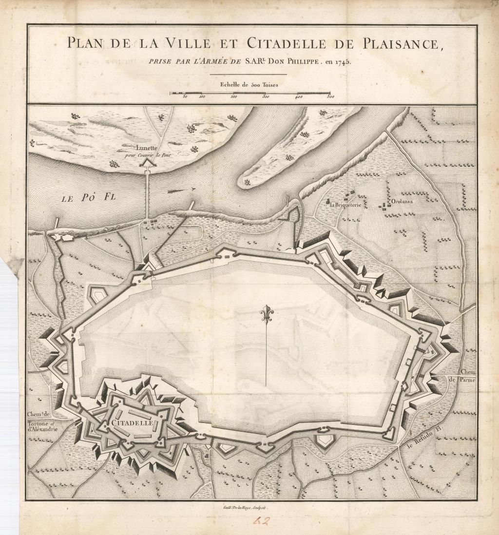 Plan de la Ville et Citadelle de Plaisance prise par …