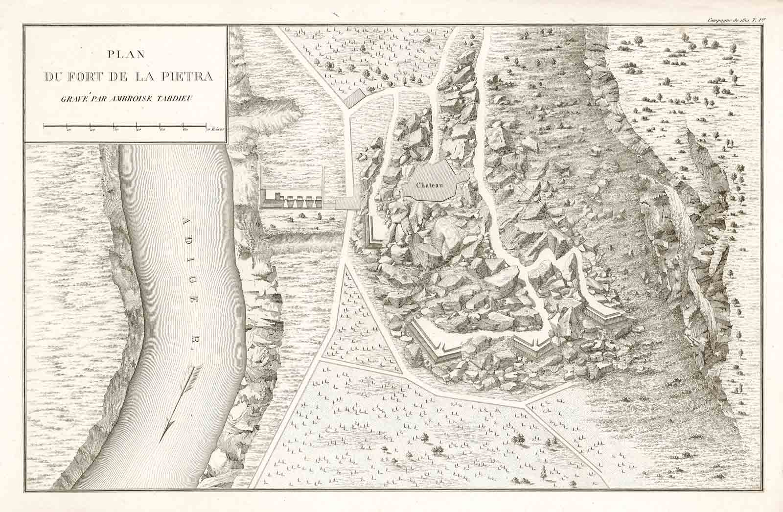 Plan du Fort de la Pietra