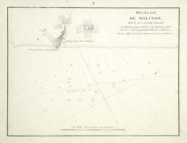 Plan / du mouillage de Tarifa