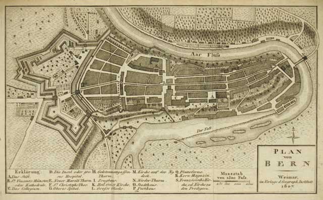 Plan von Bern