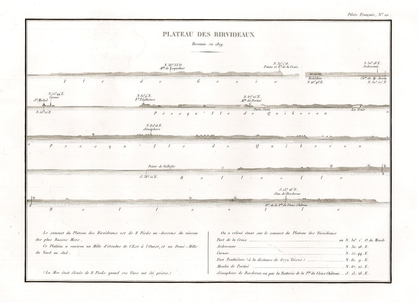 Plateau des Birvideaux - Reconnue en 1819