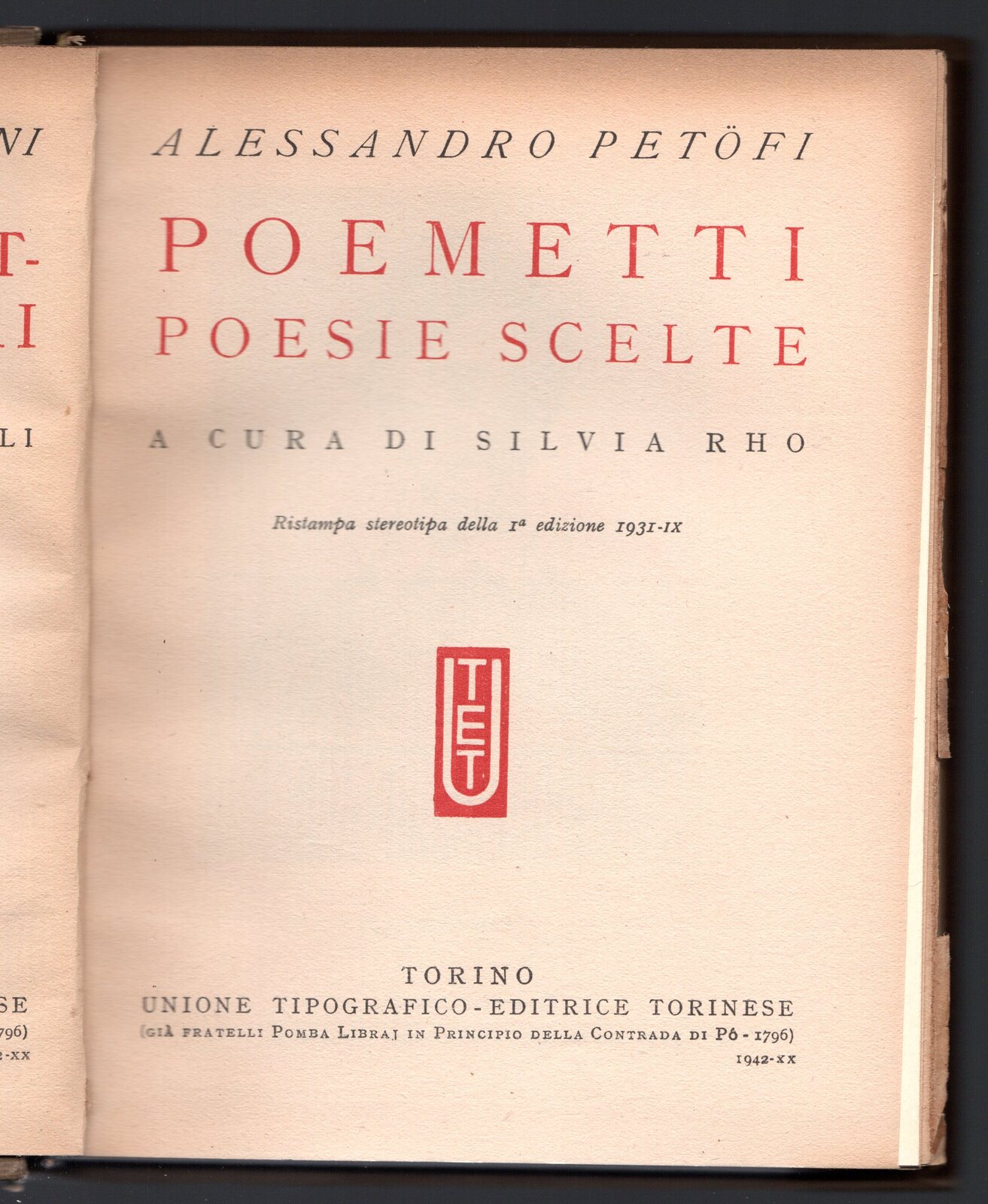 Poemetti. Poesie scelte