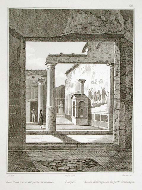 Pompei. Casa Omerica, o del poeta dramatico