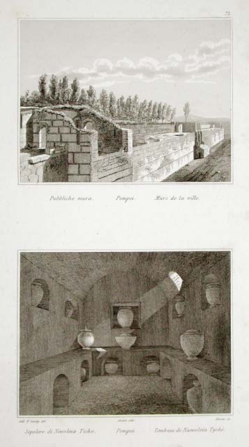 Pompei. Pubbliche mura - Sepolcro di Nevoleia Tiche