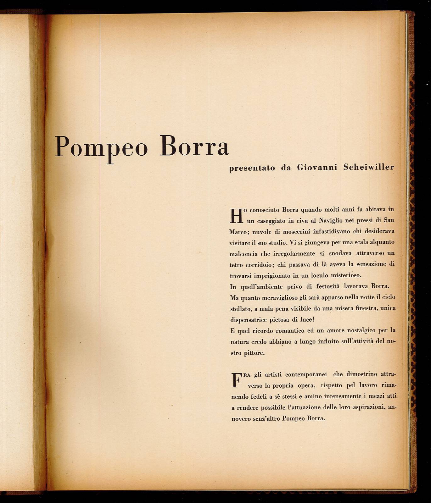 Pompeo Borra presentato da Giovanni Scheiwiller