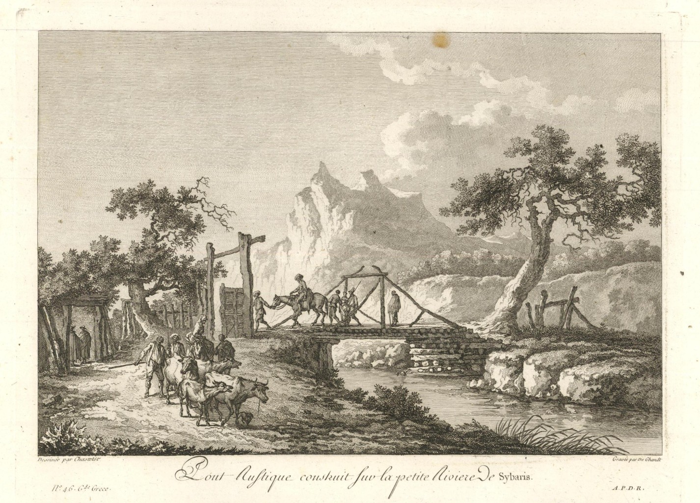 Pont Rustique construit sur la petite Riviere de Sybaris