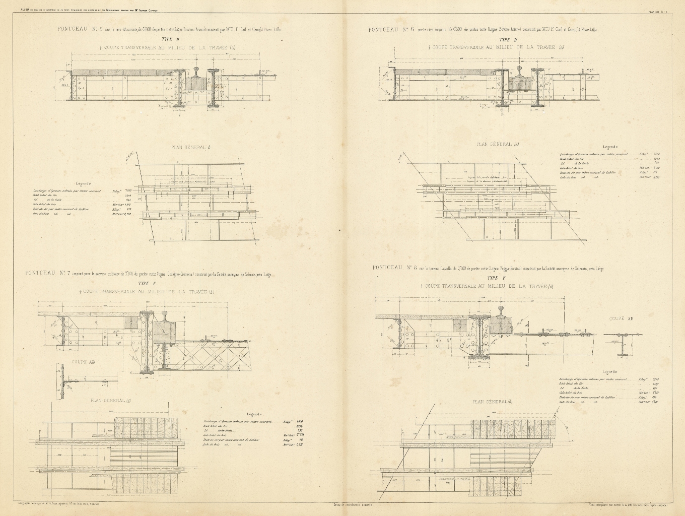 Pontceau n° 5 . (Ligne Bovino - Ariano) - n° …