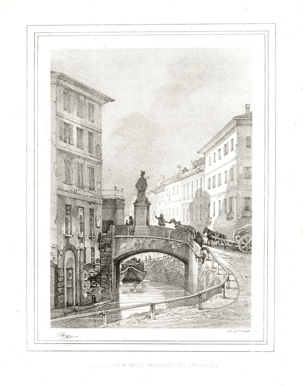 Ponte di Porta Romana in Milano