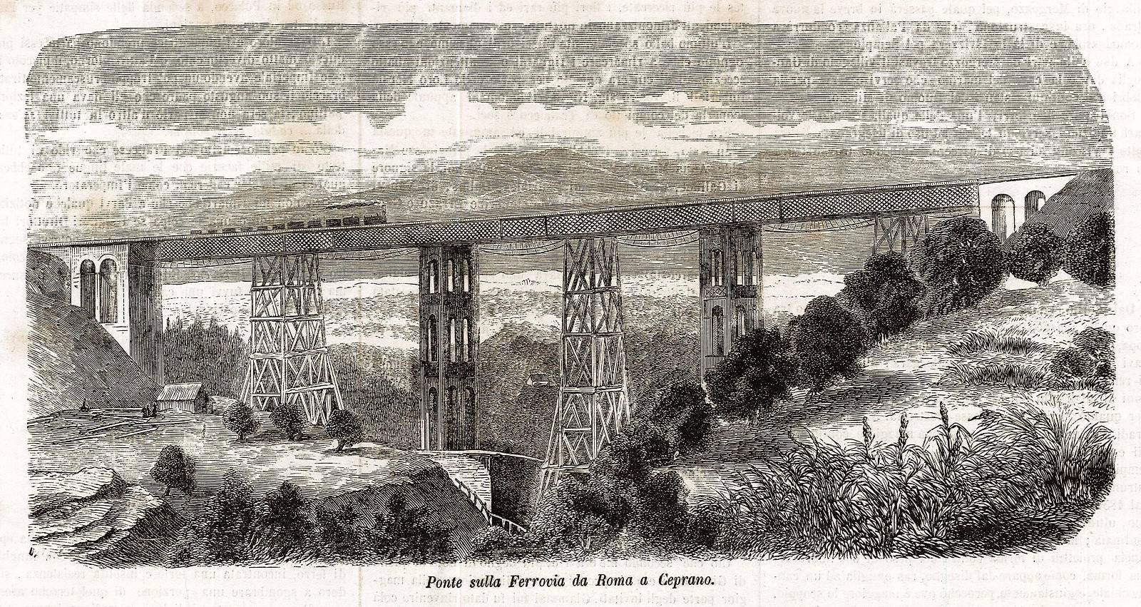 Ponte sulla Ferrovia da Roma a Ceprano