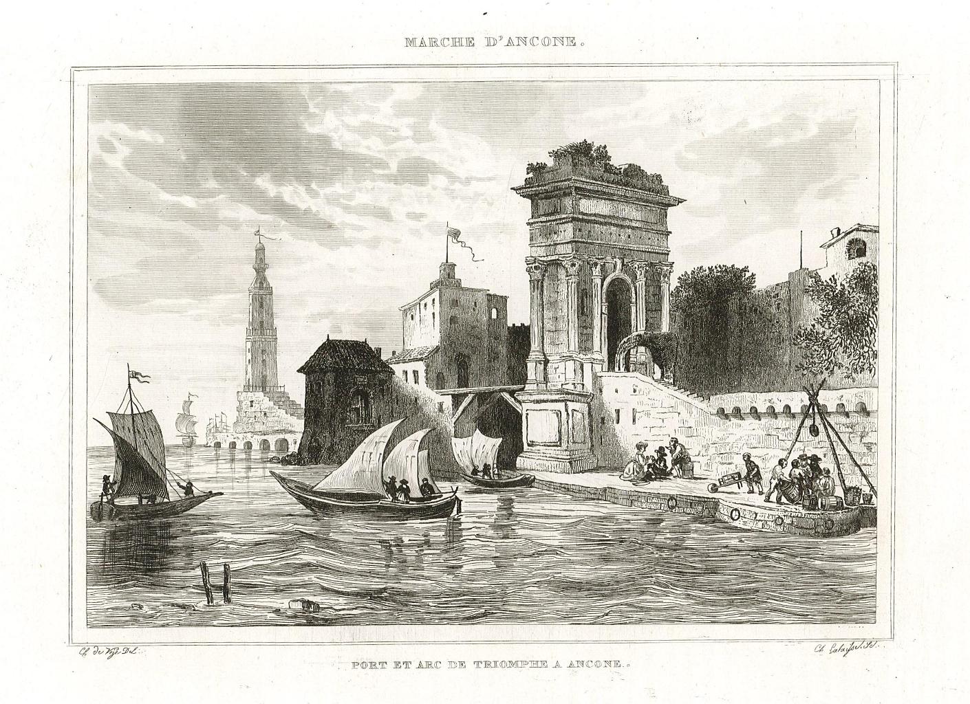 Port et Arc de Triomphe a Ancone