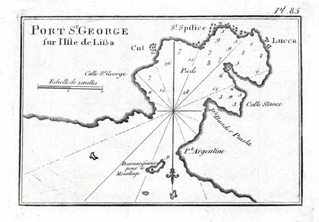 Port St. George sur l'Isle de Lissa
