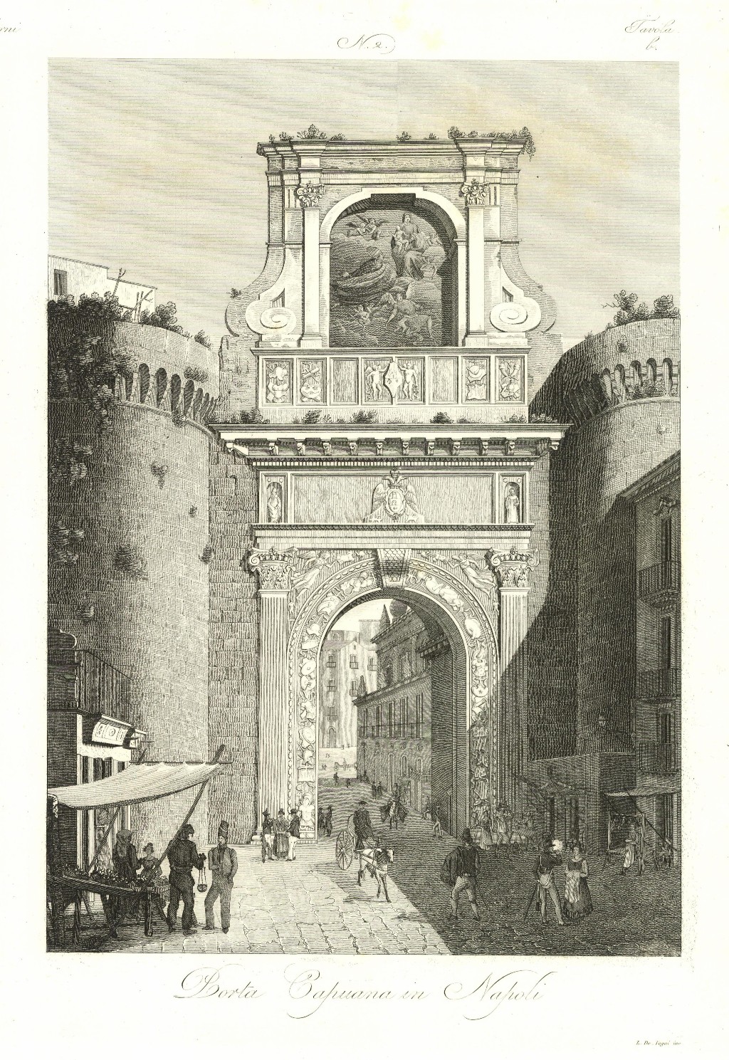 Porta Capuana in Napoli