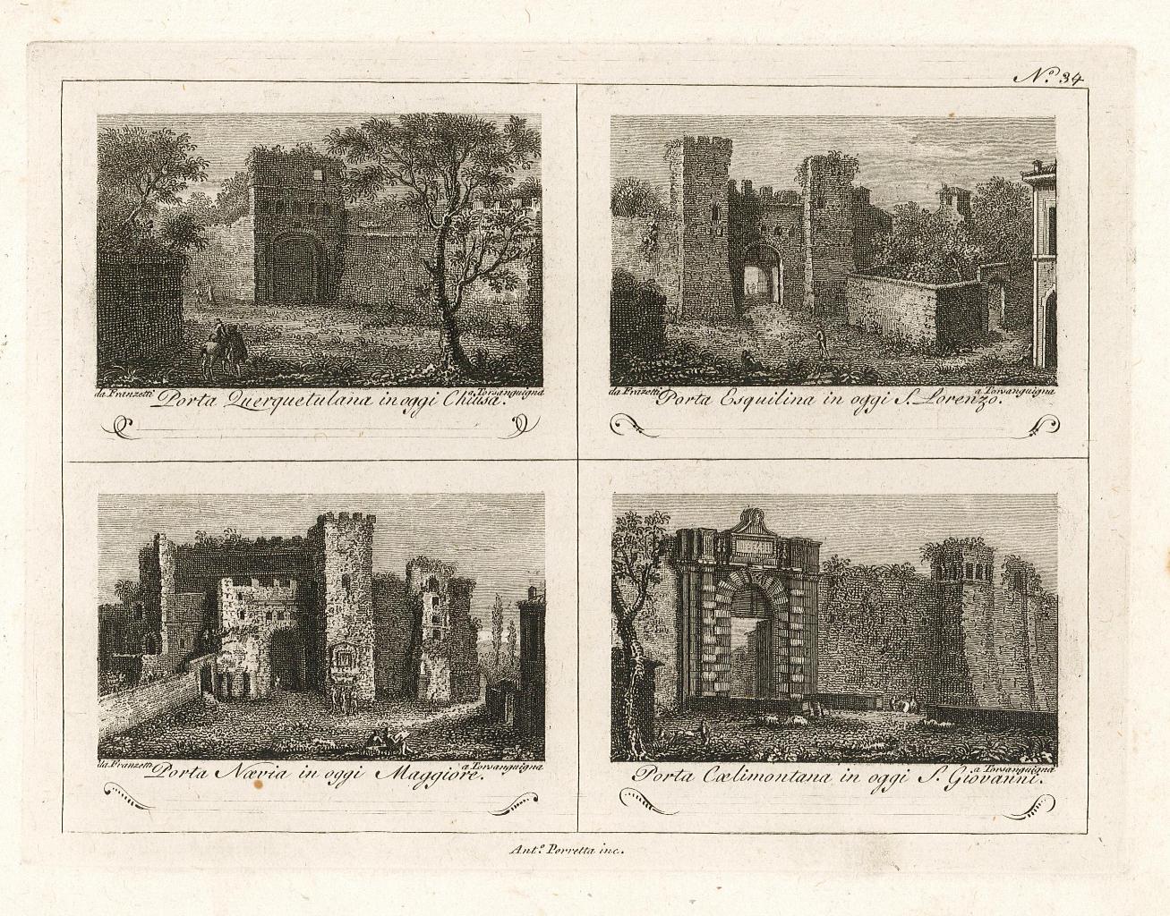 PORTA QUERQUETULANA IN OGGI CHIUSA / PORTA ESQUININA IN OGGI …